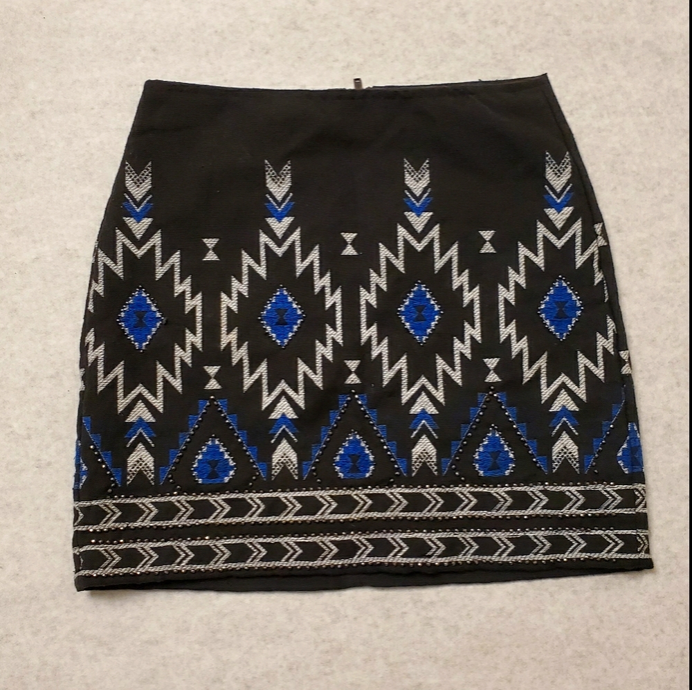 H&M lined mini skirt